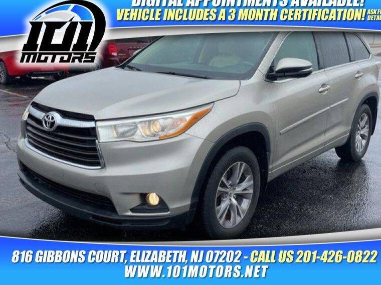 TOYOTA HIGHLANDER 2014 5TDJKRFH6ES018975 image