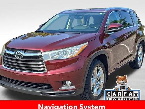 TOYOTA HIGHLANDER 2014 5TDDKRFH0ES035378 image