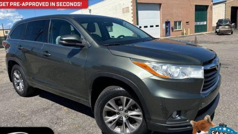 TOYOTA HIGHLANDER 2014 5TDBKRFH2ES015687 image