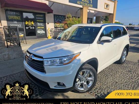 TOYOTA HIGHLANDER 2014 5TDYKRFH8ES020077 image