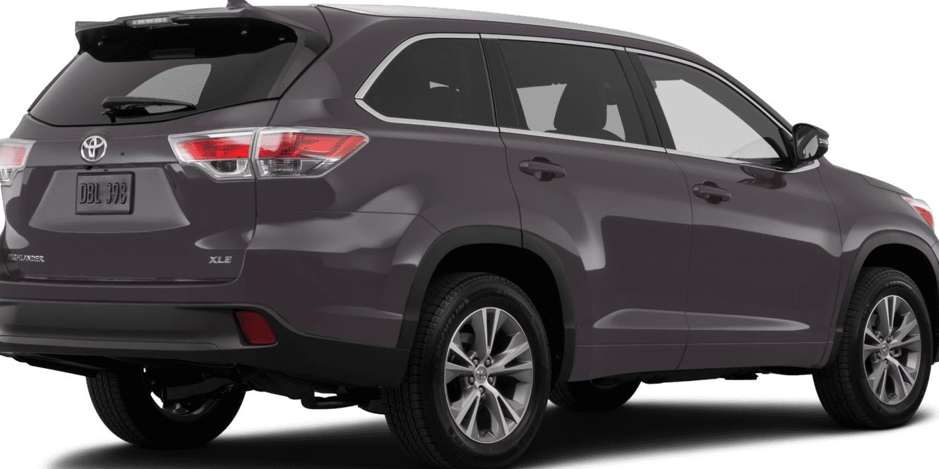 TOYOTA HIGHLANDER 2014 5TDJKRFH3ES007545 image