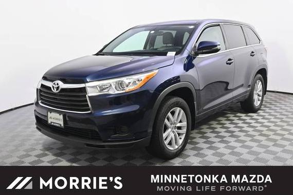 TOYOTA HIGHLANDER 2014 5TDBKRFHXES060182 image