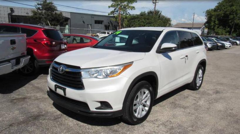 TOYOTA HIGHLANDER 2014 5TDZKRFH4ES025295 image