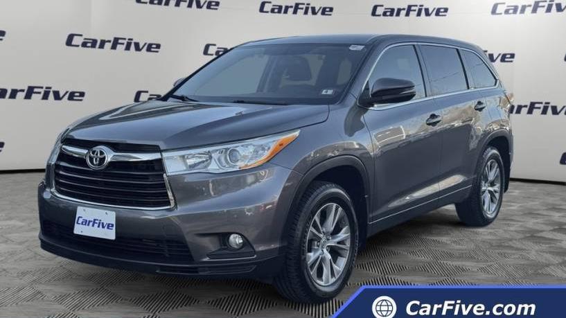 TOYOTA HIGHLANDER 2014 5TDBKRFH9ES058231 image