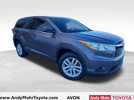 TOYOTA HIGHLANDER 2014 5TDZARFHXES008620 image