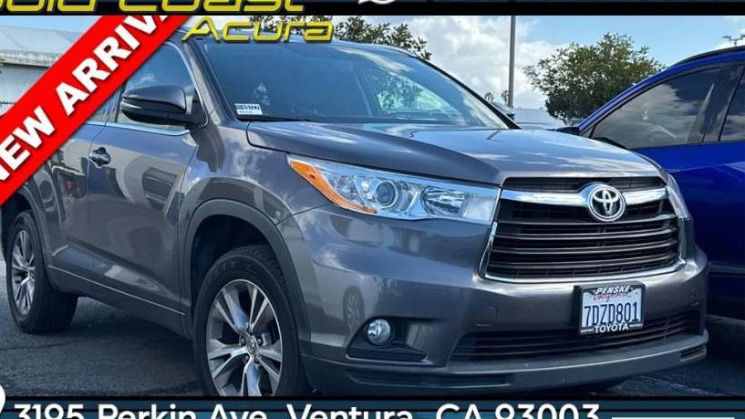 TOYOTA HIGHLANDER 2014 5TDKKRFH6ES009035 image