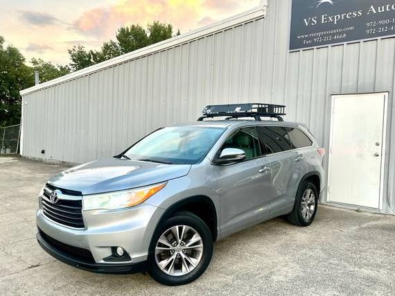 TOYOTA HIGHLANDER 2014 5TDZKRFH3ES012182 image