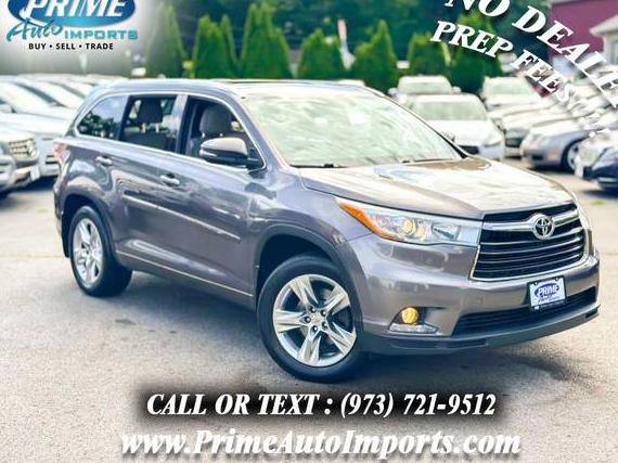 TOYOTA HIGHLANDER 2014 5TDDKRFH4ES059005 image