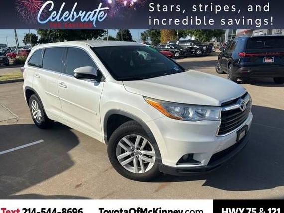 TOYOTA HIGHLANDER 2014 5TDZKRFH3ES006673 image