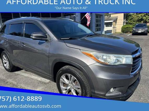 TOYOTA HIGHLANDER 2015 5TDKKRFH4FS115419 image