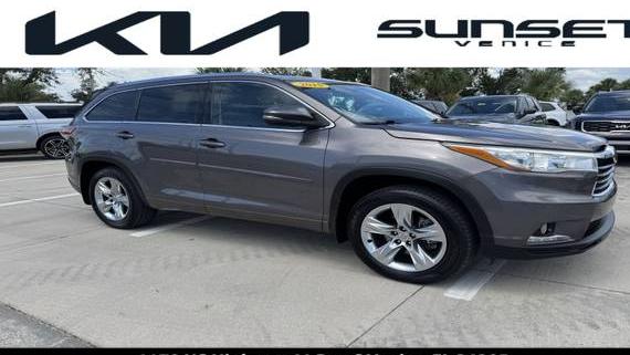 TOYOTA HIGHLANDER 2015 5TDDKRFH0FS186710 image