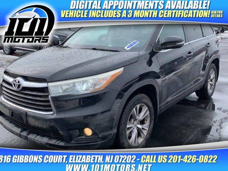 TOYOTA HIGHLANDER 2015 5TDJKRFHXFS188211 image