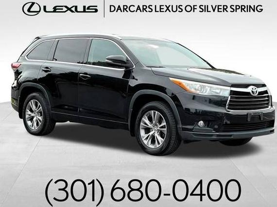TOYOTA HIGHLANDER 2015 5TDJKRFH4FS165717 image