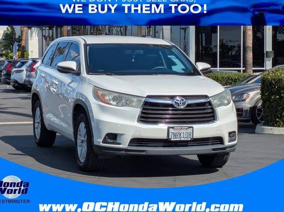 TOYOTA HIGHLANDER 2015 5TDZARFH6FS016313 image TOYOTA HIGHLANDER 2015 5TDZARFH6FS016313 image
