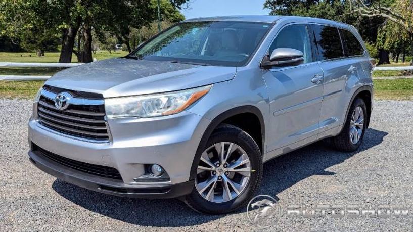 TOYOTA HIGHLANDER 2015 5TDBKRFH4FS076623 image