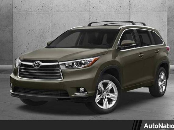 TOYOTA HIGHLANDER 2015 5TDYKRFH7FS071622 image