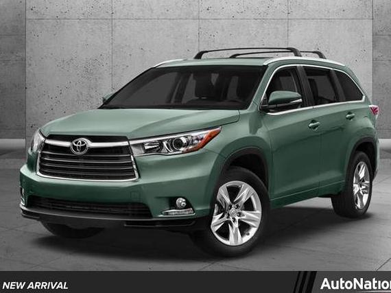 TOYOTA HIGHLANDER 2015 5TDDKRFH4FS168582 image