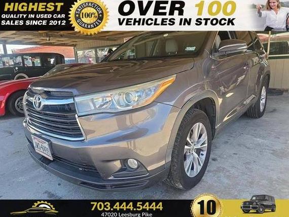 TOYOTA HIGHLANDER 2015 5TDKKRFH0FS061441 image