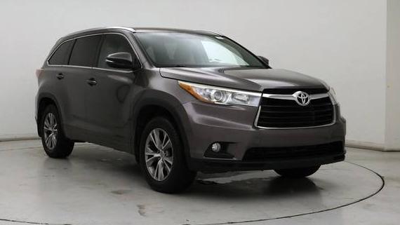 TOYOTA HIGHLANDER 2015 5TDJKRFH4FS167807 image