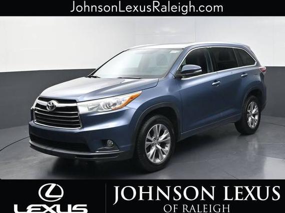 TOYOTA HIGHLANDER 2015 5TDKKRFH1FS090978 image