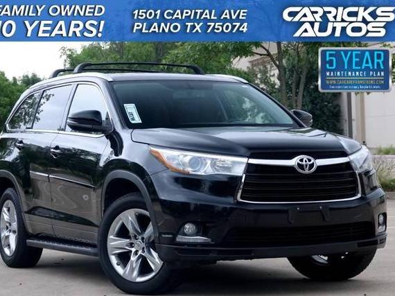 TOYOTA HIGHLANDER 2015 5TDYKRFH2FS041427 image