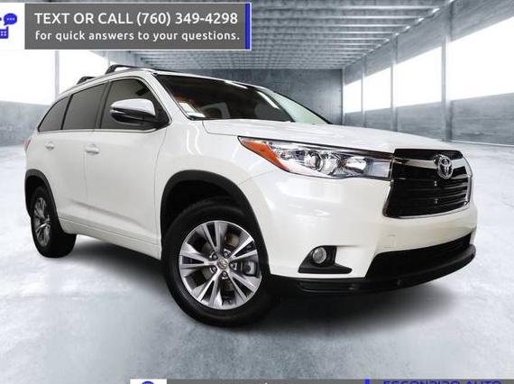 TOYOTA HIGHLANDER 2015 5TDKKRFHXFS064475 image