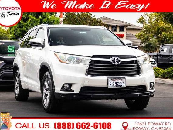 TOYOTA HIGHLANDER 2015 5TDKKRFH3FS074894 image
