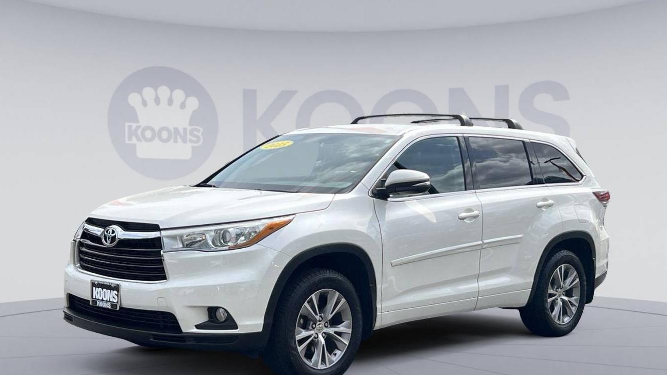 TOYOTA HIGHLANDER 2015 5TDBKRFH9FS077945 image