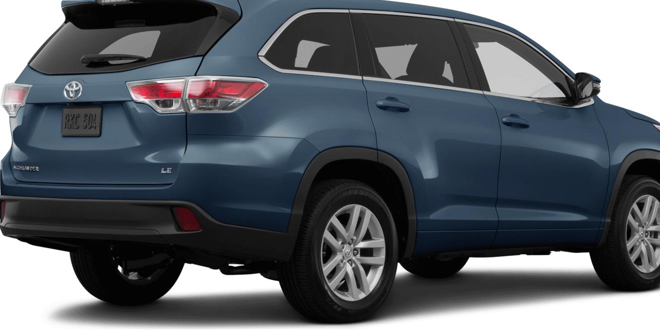 TOYOTA HIGHLANDER 2015 5TDZKRFH9FS083159 image