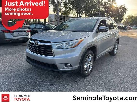 TOYOTA HIGHLANDER 2015 5TDYKRFH1FS110835 image