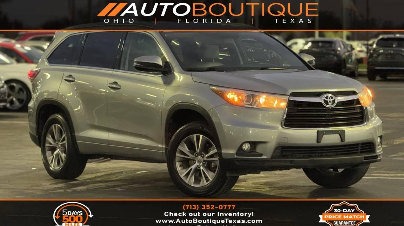 TOYOTA HIGHLANDER 2015 5TDKKRFH1FS053980 image