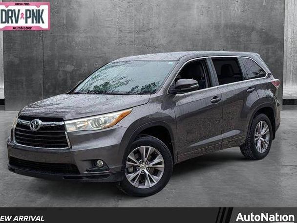 TOYOTA HIGHLANDER 2015 5TDBKRFH1FS184729 image