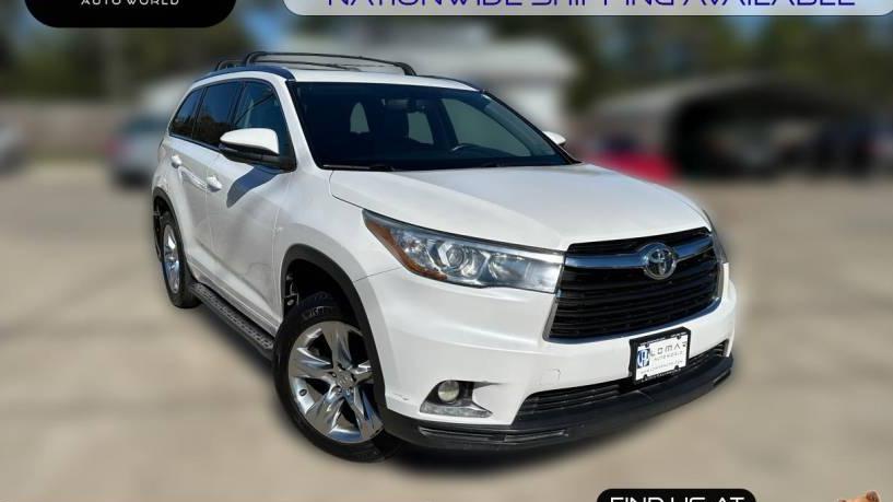 TOYOTA HIGHLANDER 2015 5TDYKRFH4FS071948 image