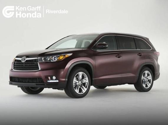 TOYOTA HIGHLANDER 2015 5TDDKRFH1FS105827 image