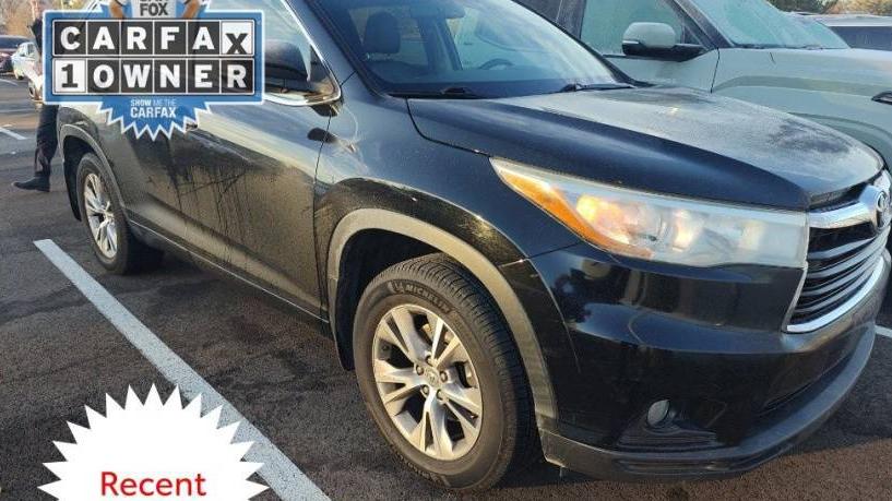 TOYOTA HIGHLANDER 2015 5TDJKRFH3FS098320 image