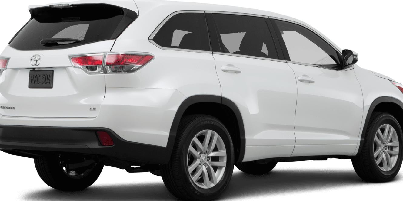 TOYOTA HIGHLANDER 2015 5TDZKRFHXFS046508 image