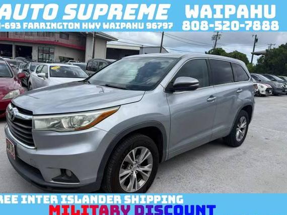 TOYOTA HIGHLANDER 2015 5TDZKRFH6FS047090 image