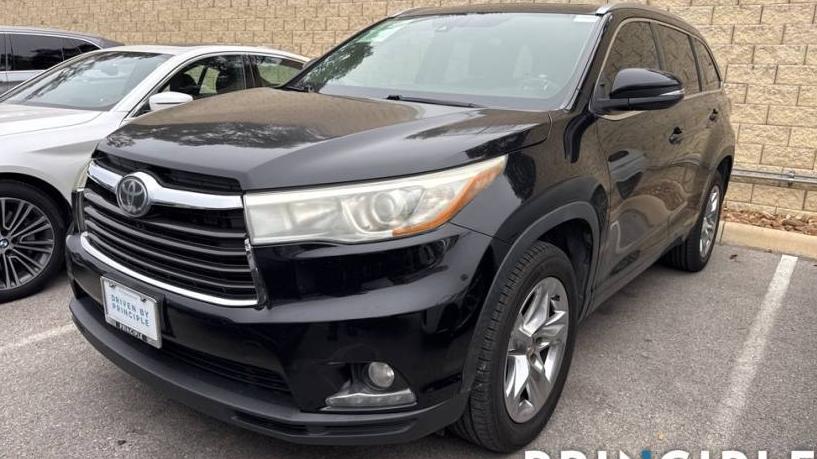 TOYOTA HIGHLANDER 2015 5TDYKRFH9FS089281 image