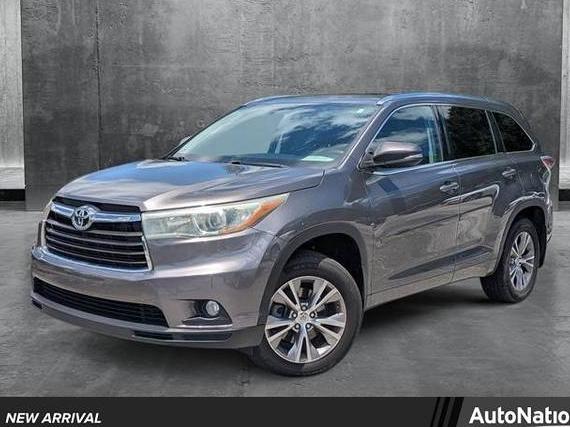 TOYOTA HIGHLANDER 2015 5TDJKRFH3FS156359 image