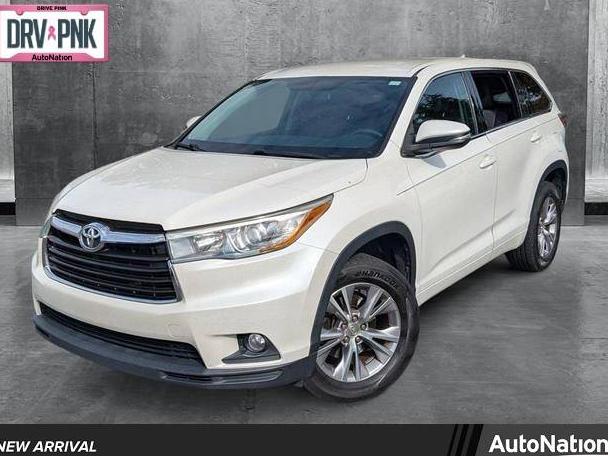 TOYOTA HIGHLANDER 2015 5TDZKRFH2FS084153 image