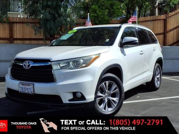 TOYOTA HIGHLANDER 2015 5TDKKRFH9FS076276 image TOYOTA HIGHLANDER 2015 5TDKKRFH9FS076276 image