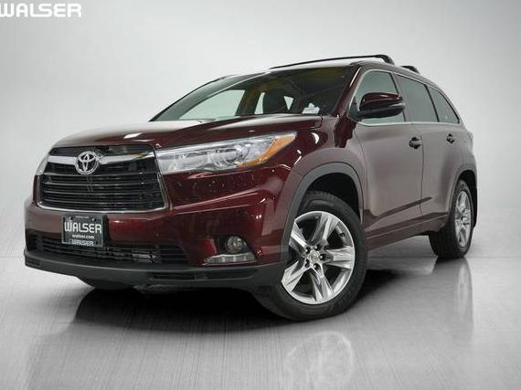 TOYOTA HIGHLANDER 2015 5TDDKRFH5FS206904 image