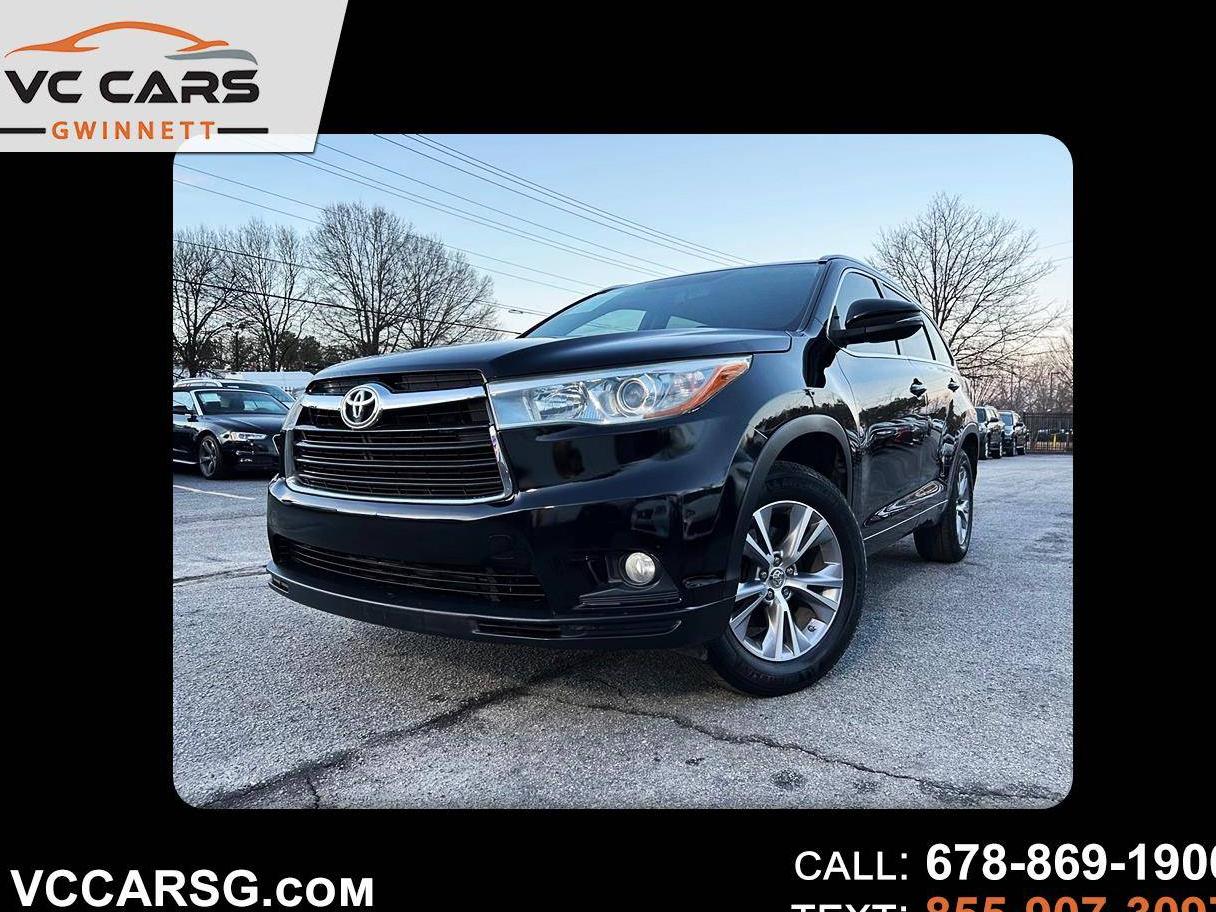 TOYOTA HIGHLANDER 2015 5TDKKRFH6FS111727 image