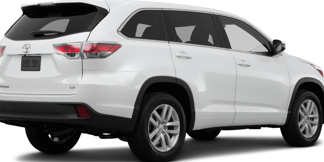 TOYOTA HIGHLANDER 2015 5TDZKRFHXFS103564 image