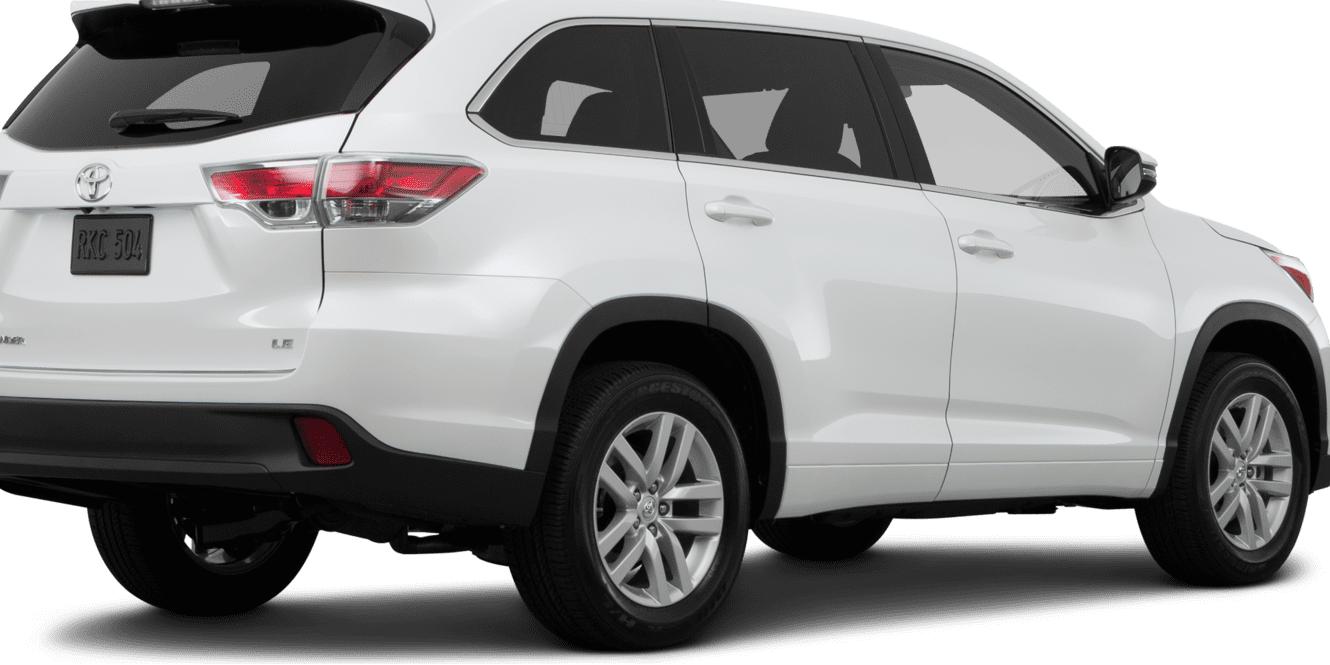 TOYOTA HIGHLANDER 2015 5TDZKRFH0FS054715 image