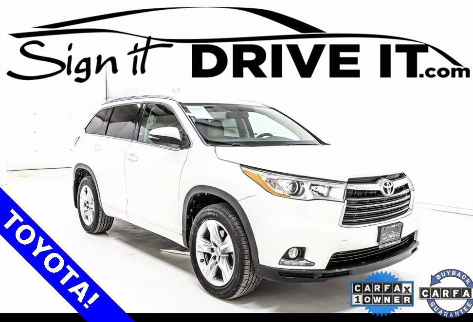 TOYOTA HIGHLANDER 2015 5TDYKRFH5FS059081 image