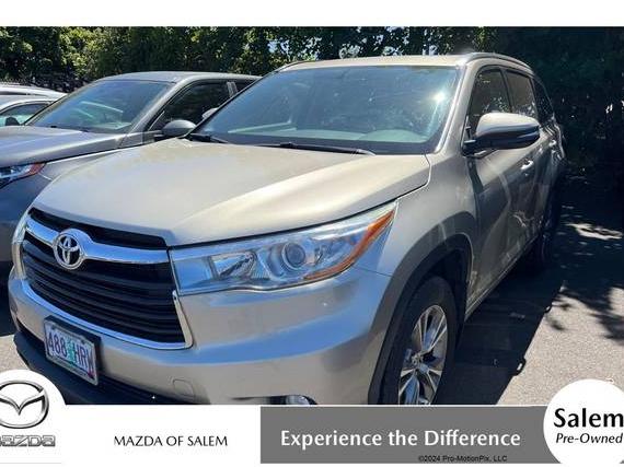 TOYOTA HIGHLANDER 2015 5TDJKRFH1FS184693 image