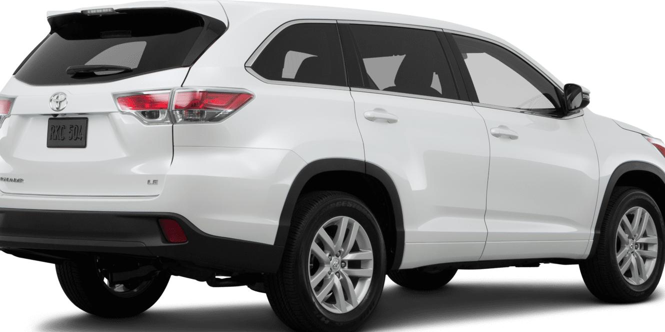 TOYOTA HIGHLANDER 2015 5TDZKRFHXFS095465 image