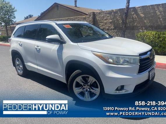 TOYOTA HIGHLANDER 2015 5TDYKRFH1FS082695 image