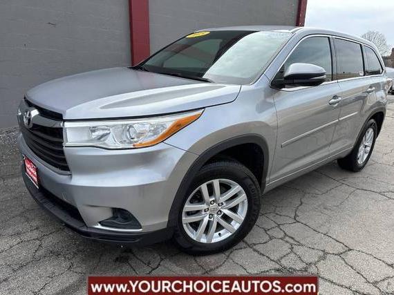 TOYOTA HIGHLANDER 2015 5TDZKRFH1FS098271 image